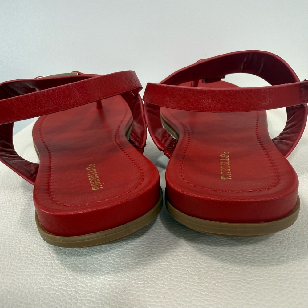 MARELLA Vibrant Red Sandals - Picture 6 of 9